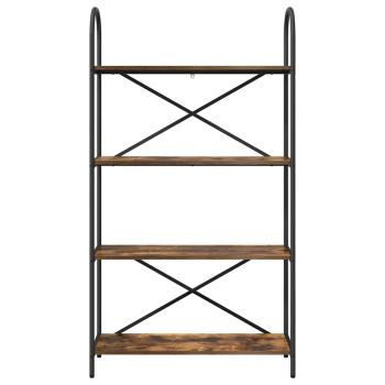 Regal Räuchereiche 80 x 30 x 146 cm Holzwerkstoff