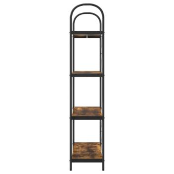 Regal Räuchereiche 80 x 30 x 146 cm Holzwerkstoff