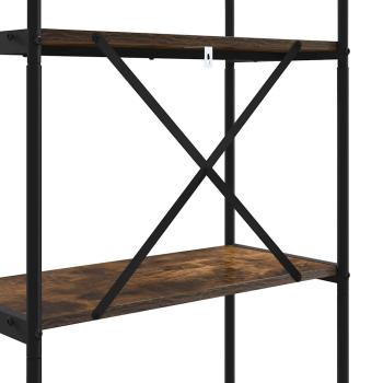 Regal Räuchereiche 80 x 30 x 146 cm Holzwerkstoff