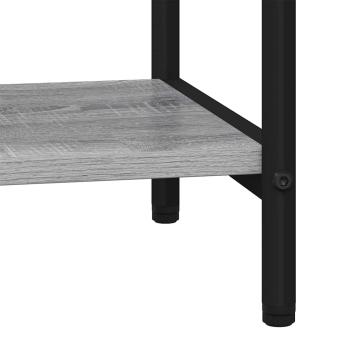 Regal Grau Sonoma 80 x 30 x 146 cm Holzwerkstoff