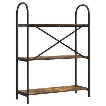 Regal Räuchereiche 80 x 30 x 109 cm Holzwerkstoff
