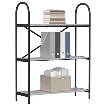 Regal Grau Sonoma 80 x 30 x 109 cm Holzwerkstoff