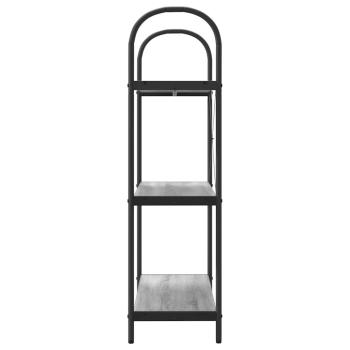 Regal Grau Sonoma 80 x 30 x 109 cm Holzwerkstoff