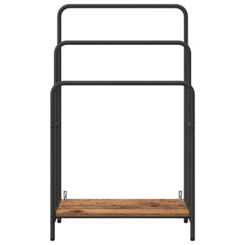 Kleiderständer Altholz 60 x 30 x 100.5 cm Holzwerkstoff