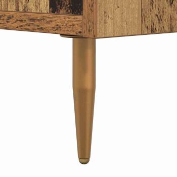 Nachttisch mit Schubladen Braun 40 x 35 x 47,5 cm Holzwerkstoff
