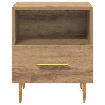 Nachttisch mit Schubladen Braun 40 x 35 x 47,5 cm Holzwerkstoff