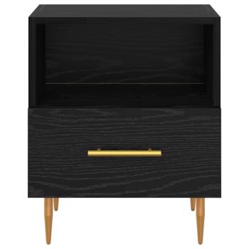 Nachttisch 2 pcs Schwarz 40 x 35 x 47,5 cm Holzwerkstoff