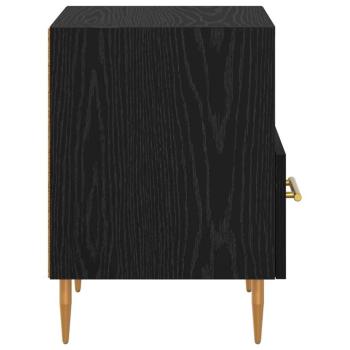 Nachttisch 2 pcs Schwarz 40 x 35 x 47,5 cm Holzwerkstoff