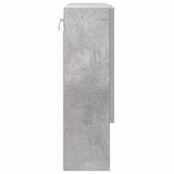 Spiegelschrank mit Tür Betongrau 59 x 17 x 55 cm Holzwerkstoff