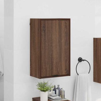 Badezimmer Schrank Braune Eiche 39 x 23,5 x 65 cm Holzwerkstoff