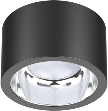 ARDEBO.de EVN LED Deckenanbau, rund, IP54, 200-240V, 13W, 3000K-5700K, 1120-1290lm, anthrazit (ALG54131525)