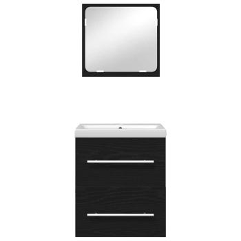 Badezimmermöbel Set 2 pcs Eiche handwerklich 41 x 38.5 x 48 cm