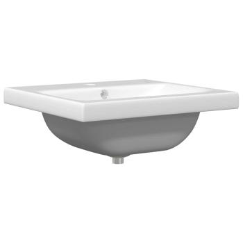 Badezimmermöbel Set 3 pcs Artisan Eiche und Weiß Mittel