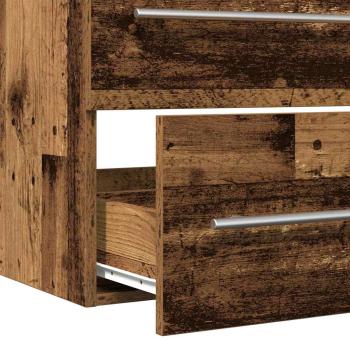Badezimmer Waschbecken Schrank Altholz 80 x 38.5 x 48 cm