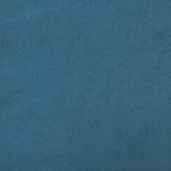 Boxspringbett mit Kopfteil Blau 80 x 200 cm Samt