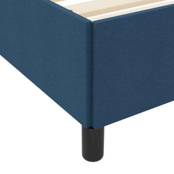 Boxspringbett Blau und Schwarz 180 x 200 cm