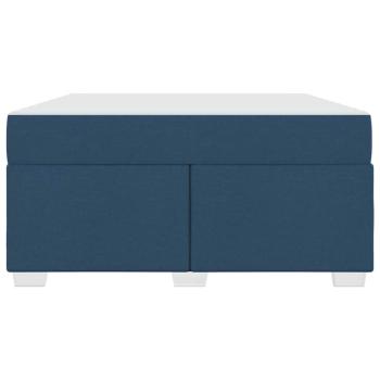 Bettgestell Blau 160 x 200 cm Stoff