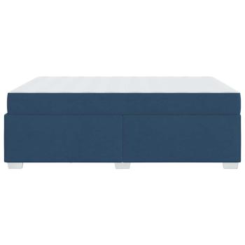 Bettgestell Blau 160 x 200 cm Stoff