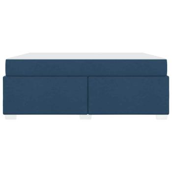 Bettgestell Blau 180 x 200 cm Stoff