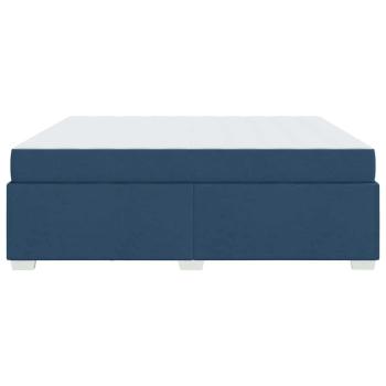 Bettgestell Blau 180 x 200 cm Stoff