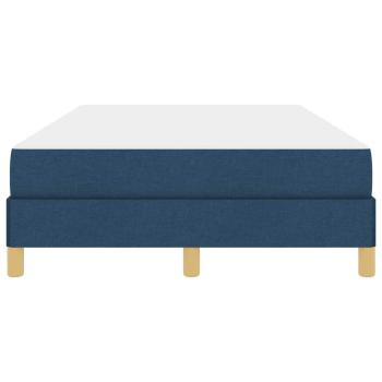 Boxspringbett Blau und Braun 120 x 190 cm