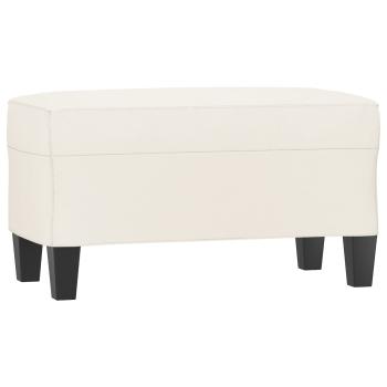 ARDEBO.de - Sitzbank Creme 70x35x41 cm Kunstleder