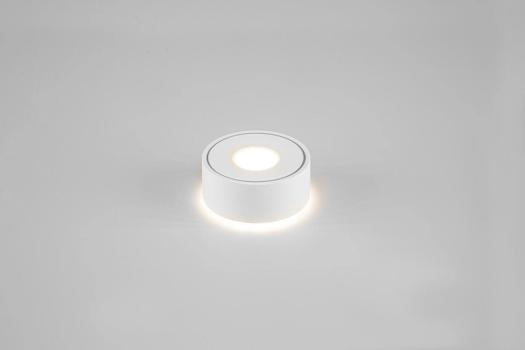 EVN MIRAS S Deckenanbau, IP20, 200-240V, 11,7W, 3000K, 1272lm, CRI90, rund, 80% down / 20% up, weiß (DD20120102)