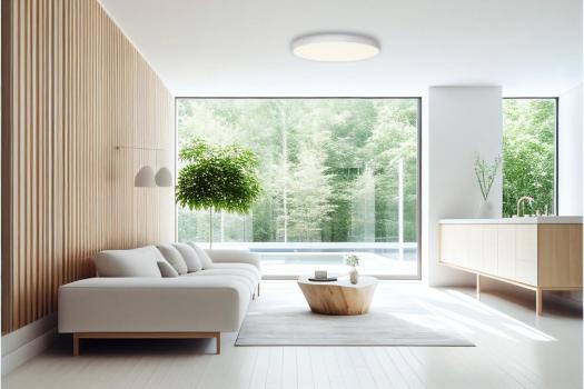 EVN DROP DOWN LED Deckenanbau, rund, IP20, 220-240V/AC/DC, 85W, 3000K, 4000K, 6800lm, 7055lm, weiß (DDT800125)
