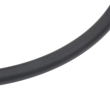 Hybrid-Luftschlauch Schwarz 0,6" 2 m Gummi und PVC