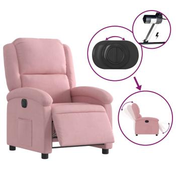 Relaxsessel Elektrisch Rosa Samt