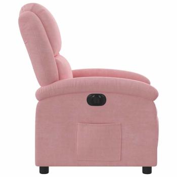 Relaxsessel Elektrisch Rosa Samt