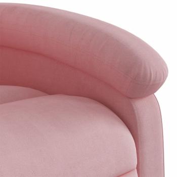 Massagesessel Elektrisch Rosa Samt