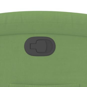 Relaxsessel mit Aufstehhilfe Hellgrün Samt