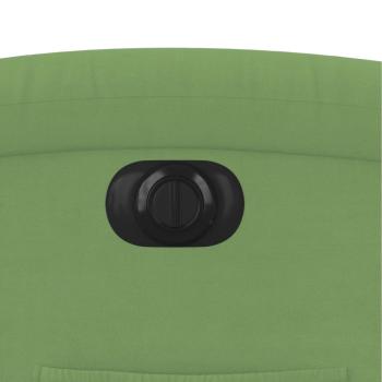 Relaxsessel mit Aufstehhilfe Elektrisch Hellgrün Samt