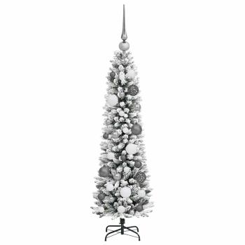 KünstlicherWeihnachtsbaum Weiß 120cm PVC