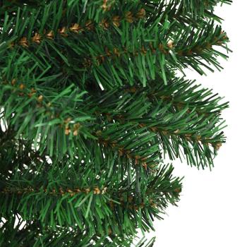 Umgedrehter künstlicher vorbeleuchteter Weihnachtsbaum