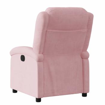 Relaxsessel Rosa Samt