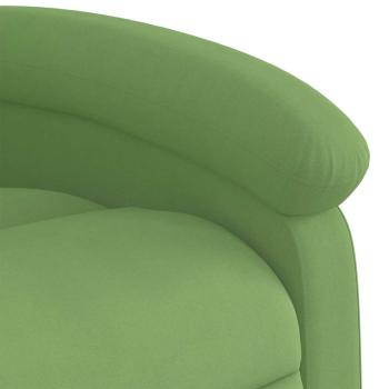 Massagesessel Hellgrün Samt