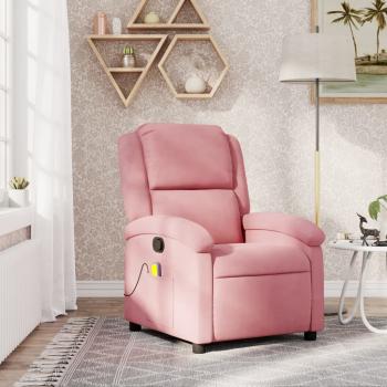 ARDEBO.de - Massagesessel Rosa Samt