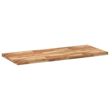 Tischplatte Rechteckig 120x60x4 cm Massivholz Akazie