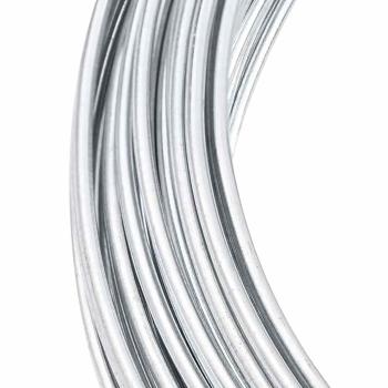 Zaunbindedraht Silber 80 m Heißgetauchter verzinkter Stahl