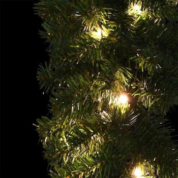 Weihnachtsgirlande 2 Stk. Grün 20 m PVC 600 LEDs