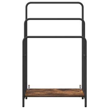 Kleiderständer Raucheiche 60 x 30 x 100.5 cm Holzwerkstoff