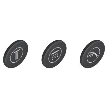 ARDEBO.de GROHE Smartcontrol Symbolkappen für Aufputzarmaturen, granit (14079XH0)