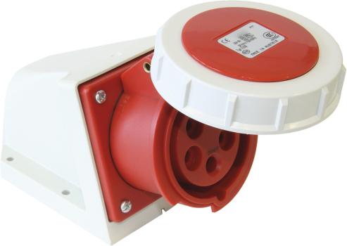 ARDEBO.de - CEE-WD 16A, 5p.6h, 400V, IP67 rot, vernickelte Kontakte