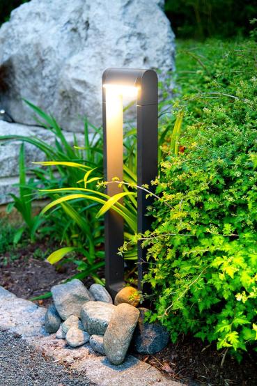 EVN LED Wegeleuchte, schwenkbar, IP54, 100-240V, 6W, 3000K, 550lm, 650mm, anthrazit (PL54150602)