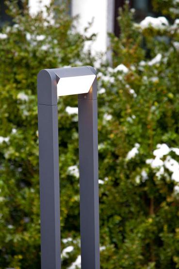 EVN LED Wegeleuchte, schwenkbar, IP54, 100-240V, 6W, 3000K, 550lm, 650mm, anthrazit (PL54150602)