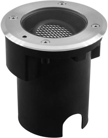 ARDEBO.de EVN PENTOLA LED Bodeneinbauleuchte, 7W, 3000K, 350lm, rund, edelstahl (PC67107002H)