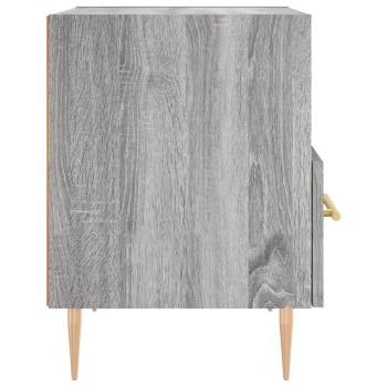 Nachttische 2 Stk. Grau Sonoma 40x35x47,5 cm Holzwerkstoff