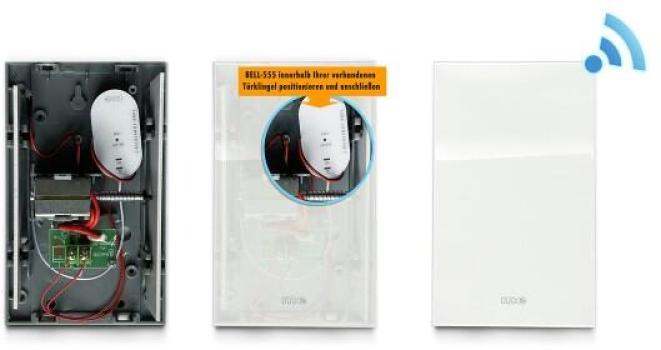 M-E BELL-555-TX Klingelsignal weiterleiten per Funk (41384)